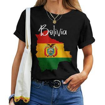 Bolivia Flag Bolivian Flag Bolivia For Women T-shirt