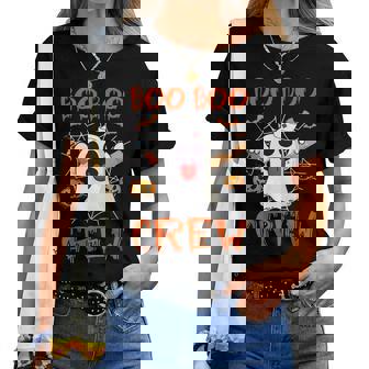 Boo Boo Crew Nurse Ghost Halloween Costume Vintage Halloween Women T-shirt | Mazezy