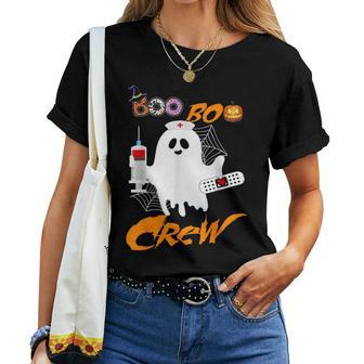 Boo Boo Crew Nurse Scrub Halloween Nurse For Women T-shirt - Monsterry CA