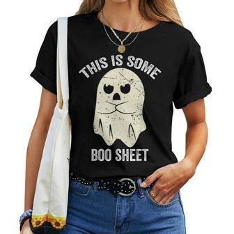 This Is Some Boo Sheet Halloween Ghost For Women T-shirt - Thegiftio UK