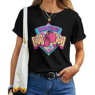 Boxing Mom Retro 80S 90S Boxing Mama For Mom Women T-shirt | Mazezy