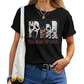 The Boys Of Fall Horror Films Halloween Women T-shirt - Seseable
