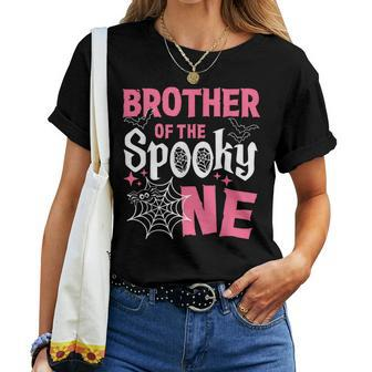 Brother Of The Spooky One Girl Halloween 1St Birthday Women T-shirt