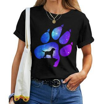 Cavador Paw Dog Lover Mom Dad Women T-shirt | Mazezy DE