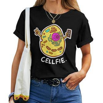 Cell-Fie Science Biology Women T-shirt | Mazezy