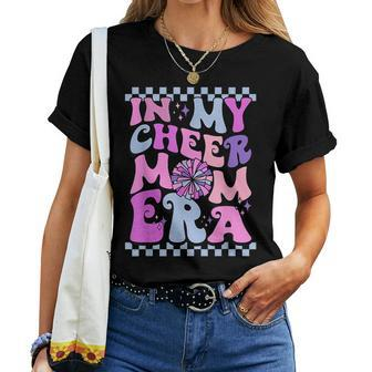 In My Cheer Mom Era Trendy Cheerleading Football Mom Life Women T-shirt | Mazezy