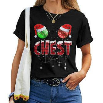 Christmas T Matching Couple Family Chestnuts Women T-shirt - Seseable