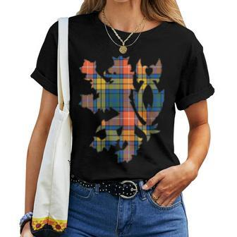 Clan Buchanan Tartan Scottish Family Name Scotland Pride Women T-shirt | Mazezy