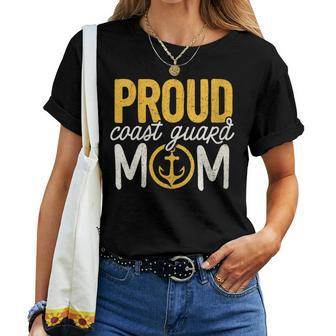 Coast Guard Mom Proud Coast Guard Mom Retirement Women T-shirt | Mazezy