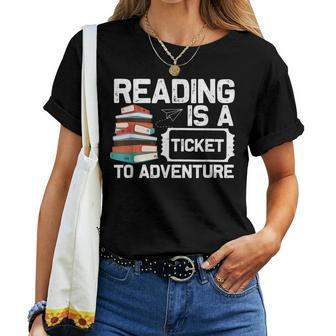 Cool Reading For Men Women Read Books Library Book Lovers Reading s Women T-shirt | Mazezy