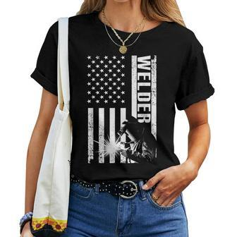 Cool Welder For Men Women Welder Welding Metalwork Women T-shirt Crewneck | Mazezy