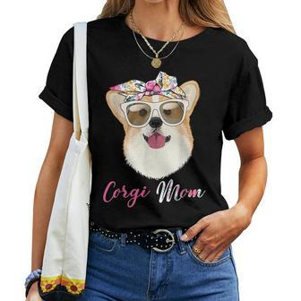Corgi Mom Corgi Women T-shirt | Mazezy
