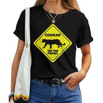 Cougar On The Prowl Women T-shirt - Thegiftio UK
