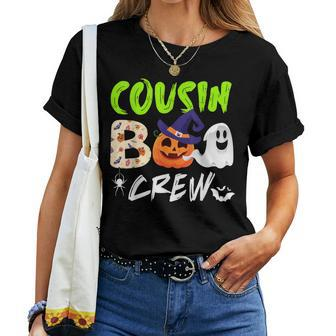 Cousin Boo Crew Jack O Lantern Scary Ghost Witch Boy Girl Women T-shirt - Monsterry CA
