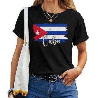 Cuba Flag Cuban Maps Cuba For And Women T-shirt - Seseable