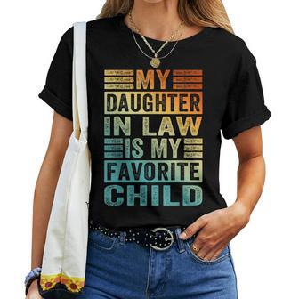 My Daughter-In-Law Is My Favorite Child Mother In Law Day Women T-shirt | Mazezy