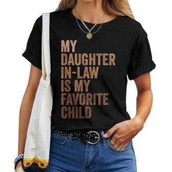 My Daughter Inlaw Is My Favorite Child African American Women T-shirt | Mazezy