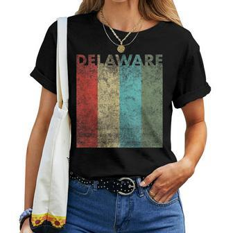 Delaware Retro Men Women Kids Home Roots Pride Women T-shirt | Mazezy