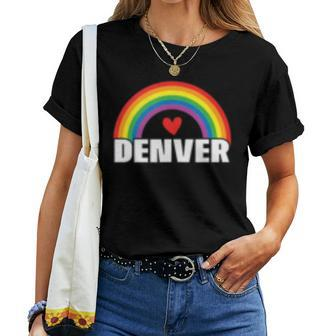 Denver Co Gay Pride Day Rainbow Pride Month Festival 2019 Women T-shirt | Mazezy
