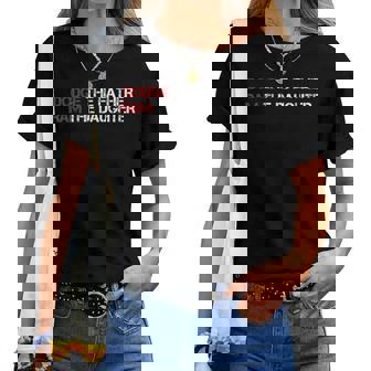 Dodge The Father Ram The Daughter I American Petrolhead Women T-shirt | Mazezy