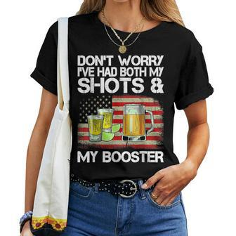Dont Worry Ive Had Both My Shots And Booster Vaccine Women T-shirt | Mazezy