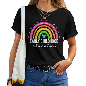 Early Childhood Educator Education For Ece Teacher Fun Women T-shirt - Monsterry CA