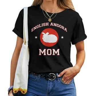 English Angora Rabbit Mom Women T-shirt | Mazezy