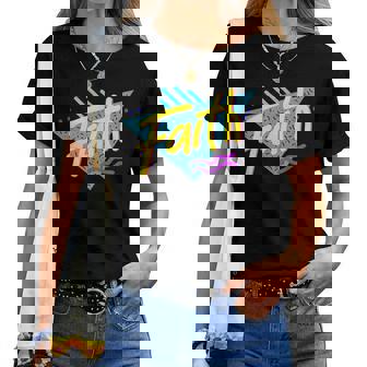 Faith Christian 90S Style Christian Women T-shirt | Mazezy