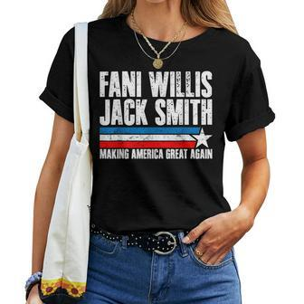 Fani Willis Jack Smith For President 2024 Retro Women T-shirt | Mazezy
