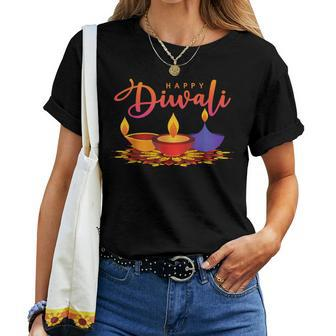 Festival Of Light Happy Diwali For Man And Woman Women T-shirt - Seseable
