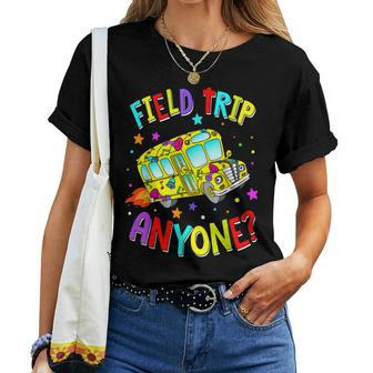 Field Trip Anyone Teacher Field Day 2023 Magic School Bus Women T-shirt - Seseable