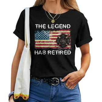 Firemen Retired Firefighter Retirement Firefighter Women T-shirt | Mazezy