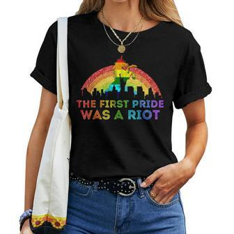 The First Pride Was A Riot Nyc 50Th Anniversary Women T-shirt | Mazezy
