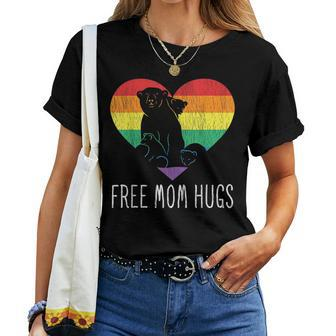 Free Mom Hugs Mama Bear Proud Mother Parent Pride Lgbt Mom Women T-shirt | Mazezy AU