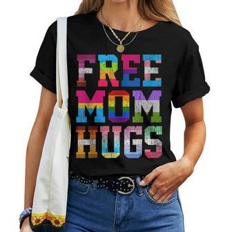 Free Mom Hugs For Pride Month Lgbt Women T-shirt | Mazezy UK