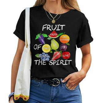 Fruit Of The Spirit By Their Fruit Christian Faith Women T-shirt | Mazezy