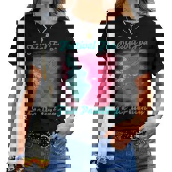 Fun Foxy Business Floral Summer Painting Faces Painting Women T-shirt Crewneck | Mazezy