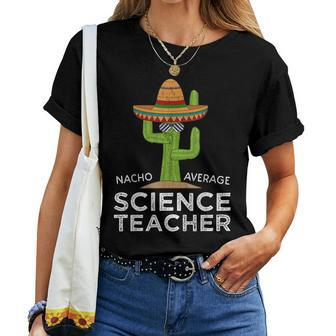 Fun Hilarious Science Teacher Women T-shirt | Mazezy
