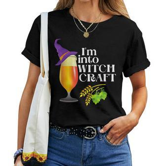 Craft Beer Drinker Brewery Beer Lover Halloween Halloween Women T-shirt | Mazezy UK