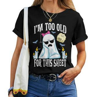 Halloween For Ghost Face Costume Adult Women T-shirt - Seseable
