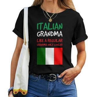 Italian Italian Grandma Grandmother Women T-shirt | Mazezy