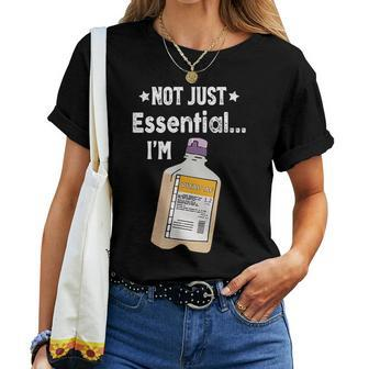 Funny Nurse Dietician Rd Rn Not Just Eessential Im Vital Af Women T-shirt - Seseable