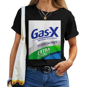 Nurse Pharmacy Halloween Costume Gas-X Extra Strength Women T-shirt | Mazezy