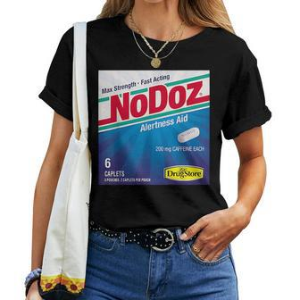 Nurse Pharmacy Halloween Costume Nodoz Alertness Aid Women T-shirt - Seseable