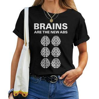 Science Neuroscience Brains Abs Teacher Women T-shirt | Mazezy