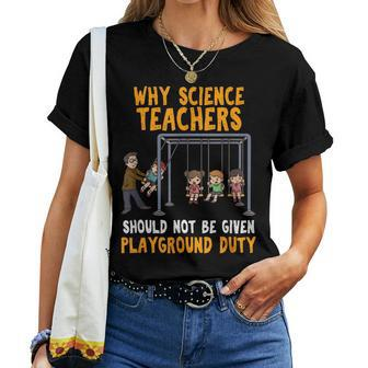 Science Physicist Chemist Teacher Vintage Women T-shirt - Seseable