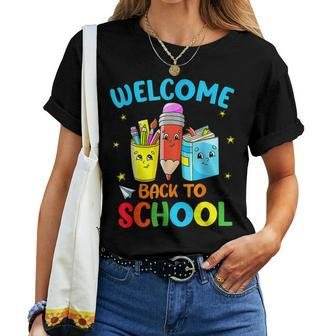 Funny Welcome Back To School Gifts For Teachers And Students  Women T-shirt