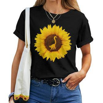 Galago For Monkey Lemur Sunflower Lover Women T-shirt | Mazezy