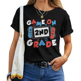 Game On 2Nd Grade Second First Day School Gaming Gamer Boys Women T-shirt | Mazezy DE