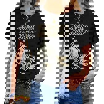 Garlic For And Take Your Cloves Off Women T-shirt | Mazezy